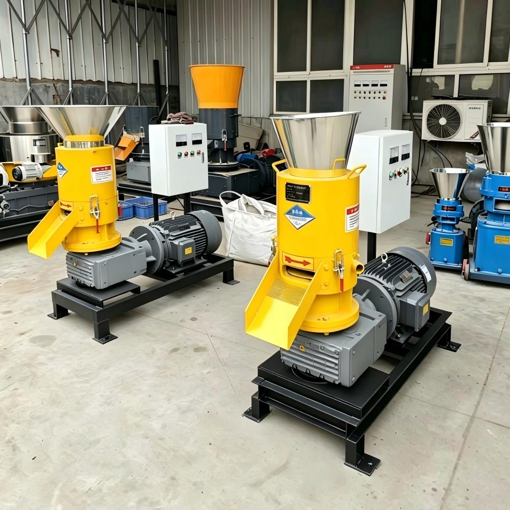 Wood Pellet Making Machine - 바이오매스 목재 팔레트 및 펠릿 제조기(잔디