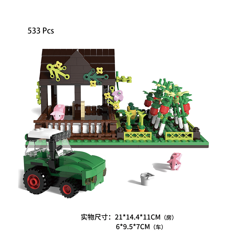 Is Farming Under Agriculture - 해피 랜치 MOC 빌딩 블록 장난감