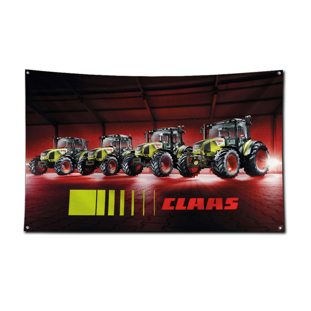 트랙터 및 콤바인 수확기 깃발 배너, 농장, 작업장,  - Farming Agriculture Logo 리뷰 및 가격