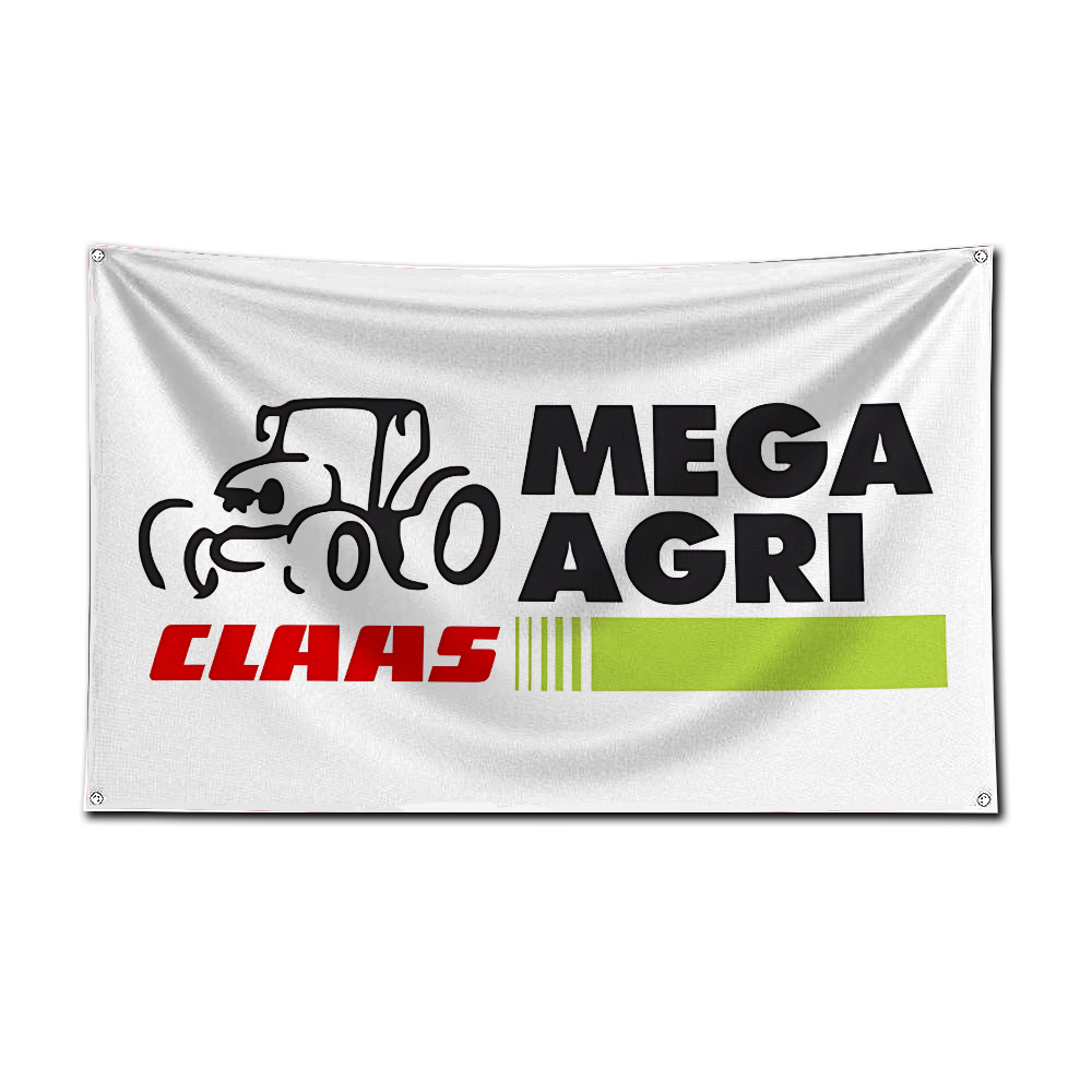 트랙터 및 콤바인 수확기 깃발 배너, 농장, 작업장,  - Farming Agriculture Logo 리뷰 및 가격