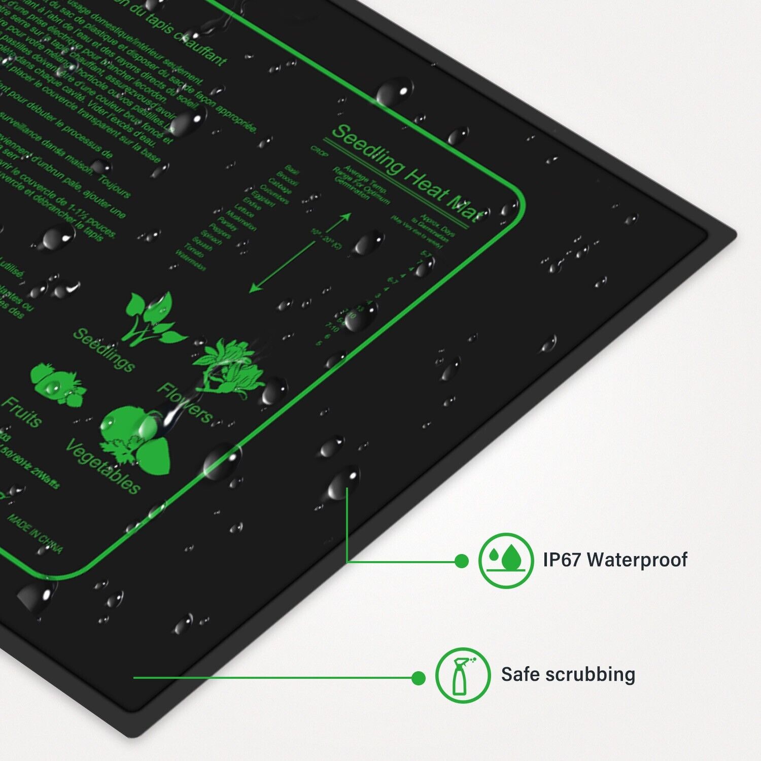 LERWAY 21W 묘목 가열 매트 EU 플러그 실내  - Seedling Heat Mat 리뷰 및 가격