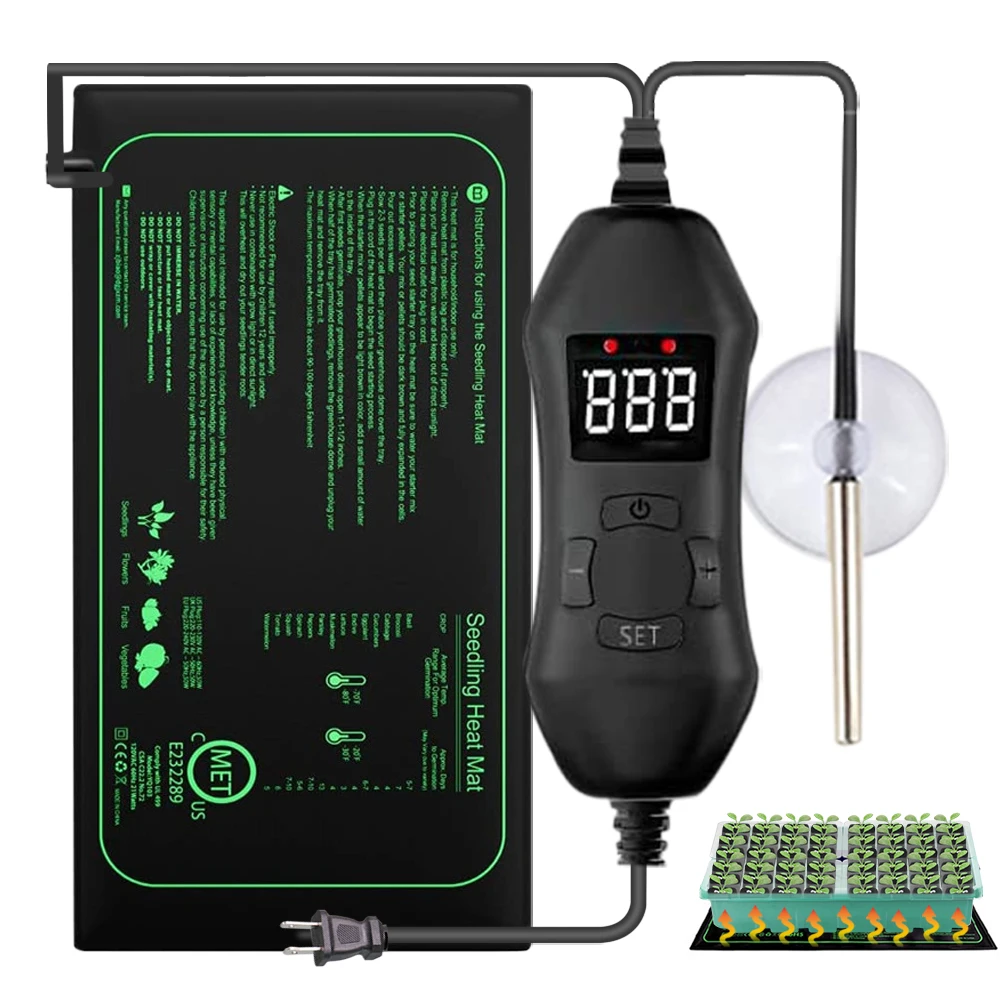 조절식 온도조절기 묘목 난방 매트, 실내 종자 스타터  - Seedling Heat Mat 리뷰 및 가격